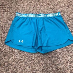 Under Armour Women's Teal Athletic Shorts